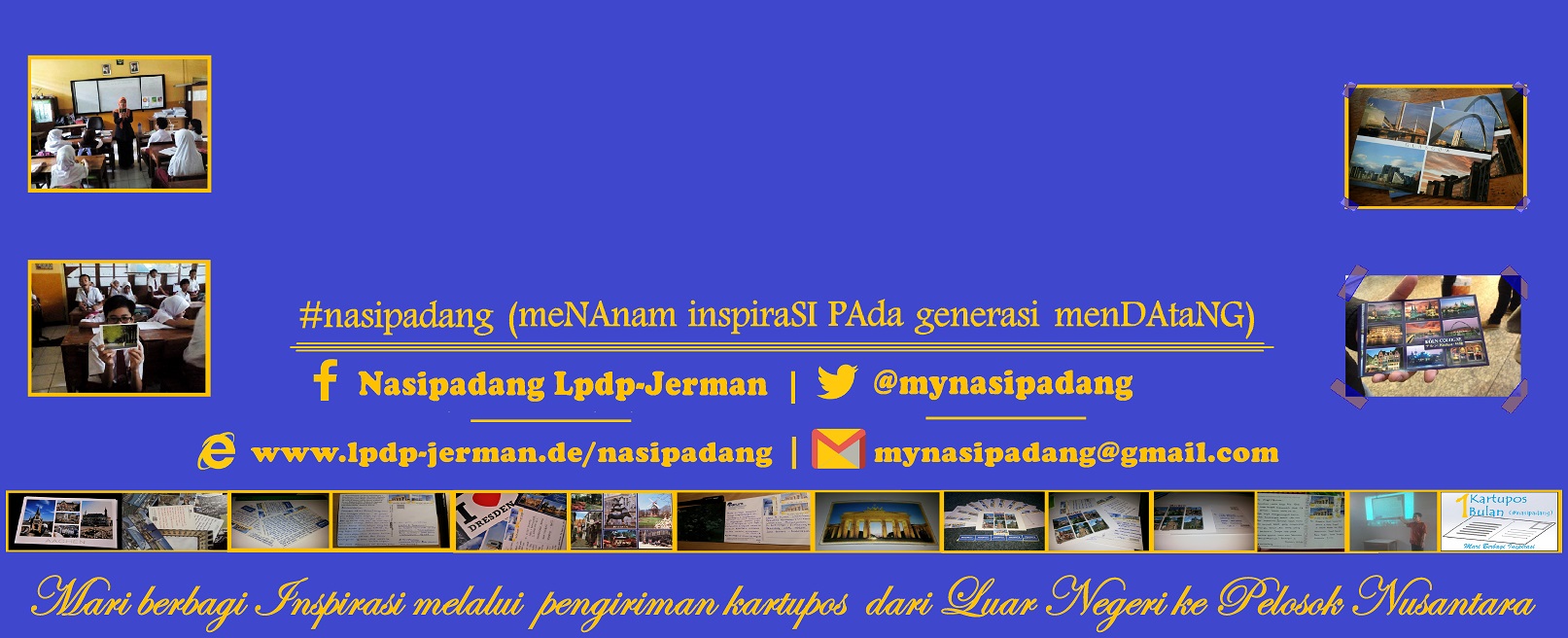 Pendaftaran Pengirim Kartu pos #nasipadang (meNAnam inspiraSI PAda generasi menDAtaNG)