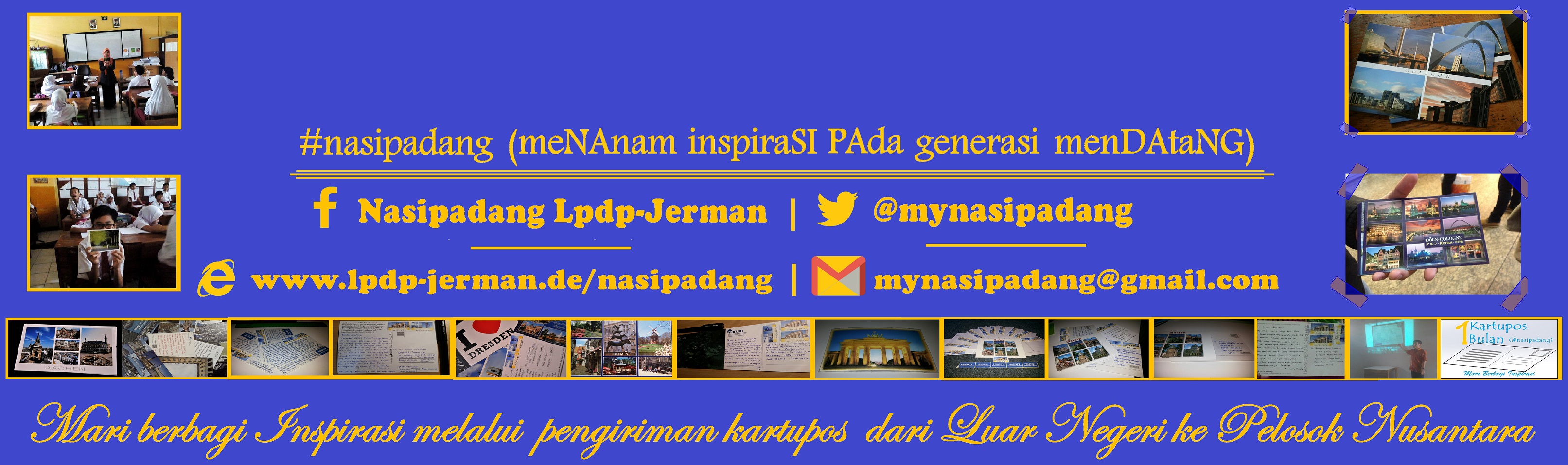 Pendaftaran Penerima Kartu pos #nasipadang (meNAnam inspiraSI PAda generasi menDAtaNG)